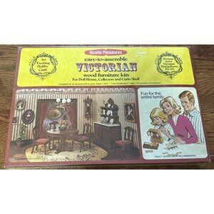 Realife Miniatures Heritage Series Victorian Dining Room Wood Furniture Kit #201